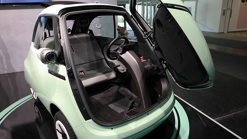Der Microlino im modernisierten Isetta-Kleid soll kurz nach der IAA in den Verkauf gehen.