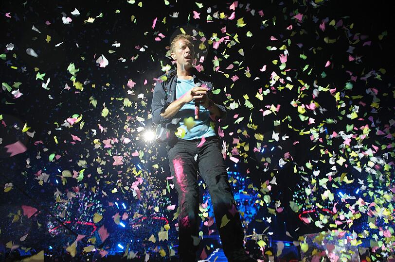 Sehen Sie hier noch mehr Bilder vom Coldplay-Konzert in München.