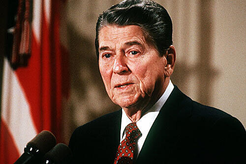 Der ehemalige US-Präsident Ronald Reagan