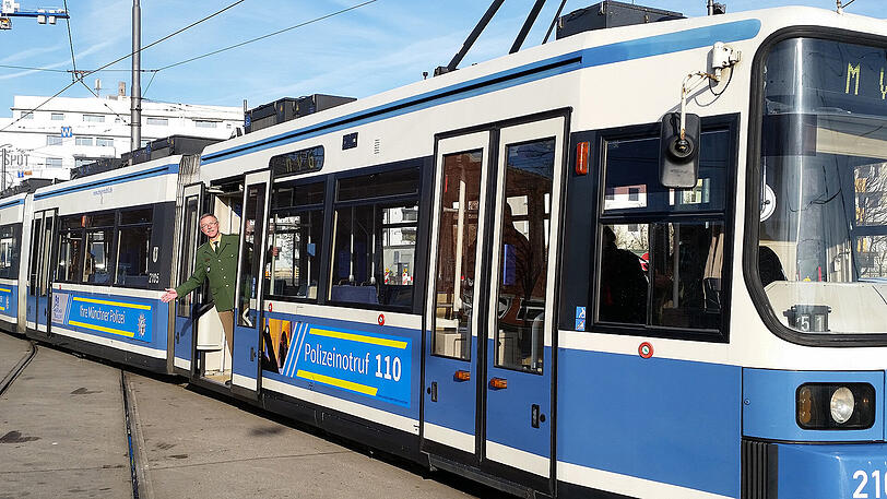 Die 110-Tram für München.