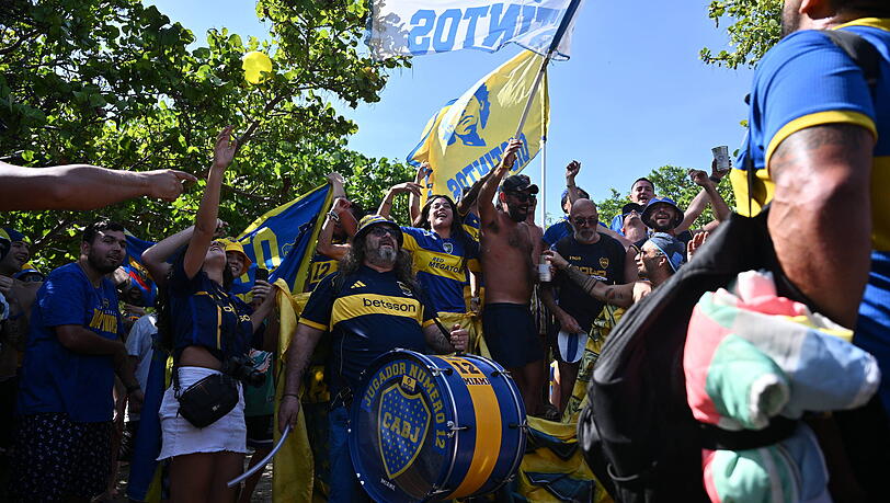 Sorgen bei der Klub-WM für eine irre Stimmung: Die Fans der Boca Juniors.