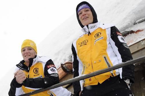Ski-Schwestern: Maria (r.) und Susanne Riesch.