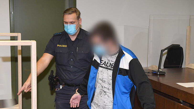 Der Angeklagte am Donnerstag im Gericht.