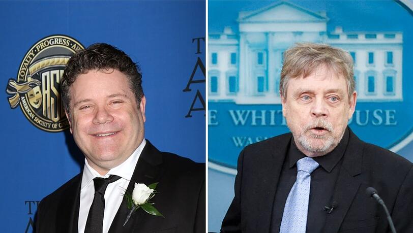 Sean Astin (l.) und Mark Hamill wollen beide Kamala Harris im Weiße Haus sehen. Sean Astin (l.) und Mark Hamill wollen beide Kamala Harris im Weiße Haus sehen.