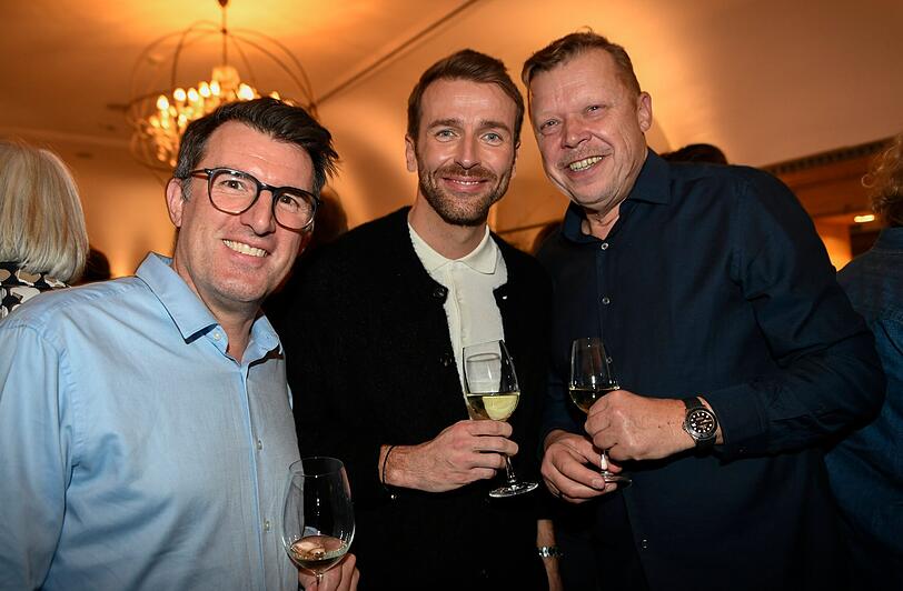 Hannes Hille, Christian Düren und Thomas Wagner schienen die Gesellschaft zu genießen.