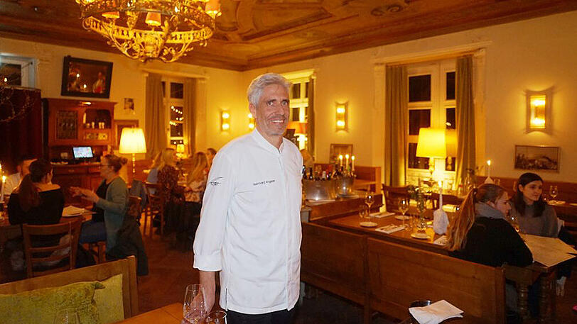 Küchenchef Reinhard Angerer zaubert das Ess-Klasse Menü im Bamberger Haus.