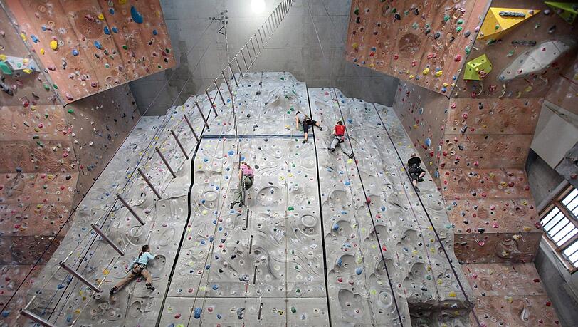 Die Kletterhalle des DAV in München-Thalkirchen Die Kletterhalle des DAV in München-Thalkirchen
