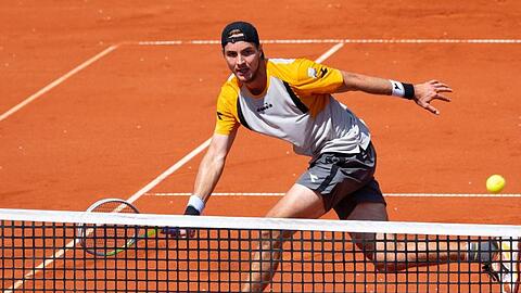 Jan-Lennard Struff in Aktion.