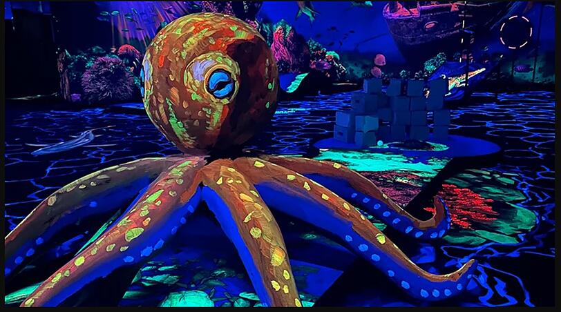 Forum Schwanthalerh&ouml;he: So sehen die Neon-Golf Anlagen von Exus an der Schwanthalerstra&szlig;e 115 aus.