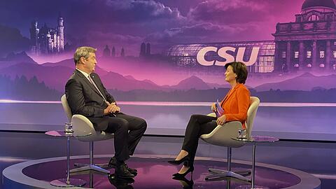 Der bayrische Ministerpräsident Markus Söder hatte sich im Gespräch mit Sandra Maischberger vor allem auf die Grünen eingeschossen.