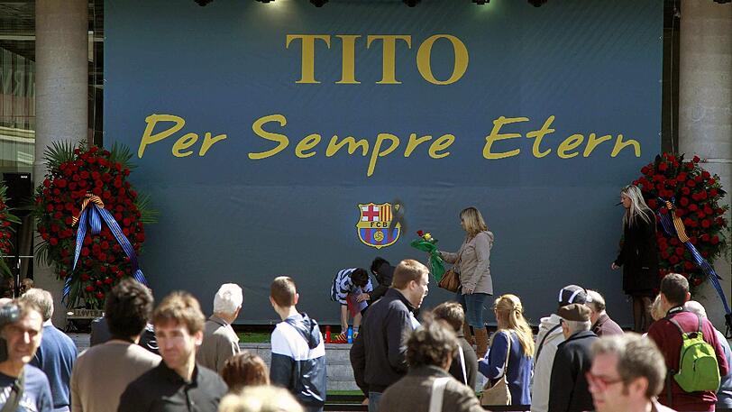 Der FC Barcelona in tiefer Trauer: Tito Vilanova hat den Kampf gegen Krebs verloren.