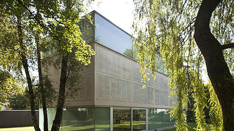 Das Geb&auml;ude der Sammlung Goetz in Oberf&ouml;hring