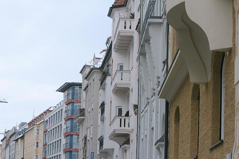 Schicke Häuser in Bogenhausen