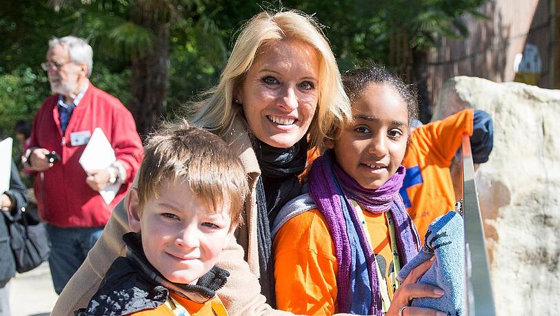 Gemeinsam mit Wetterexpertin Claudia Kleinert ... Gemeinsam mit Wetterexpertin Claudia Kleinert ...