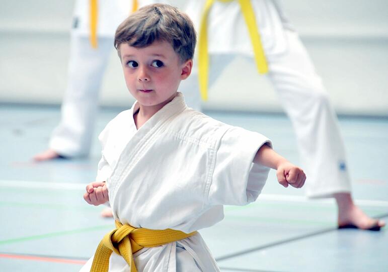 Beim 1. Karate Club München e.V. können Kids Karate lernen.