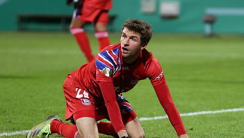 Thomas Müller war nach dem Aus im DFB-Pokal völlig bedient.