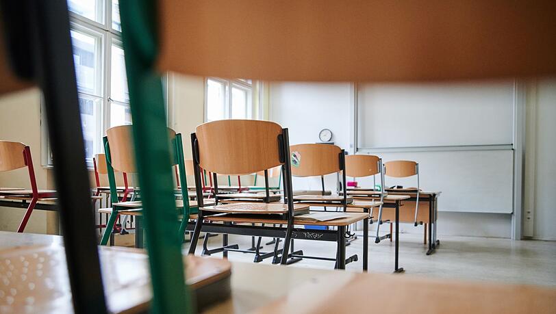 Kein Unterricht in diesem Klassenzimmer: Hier eine Aufnahme aus dem Januar 2021.