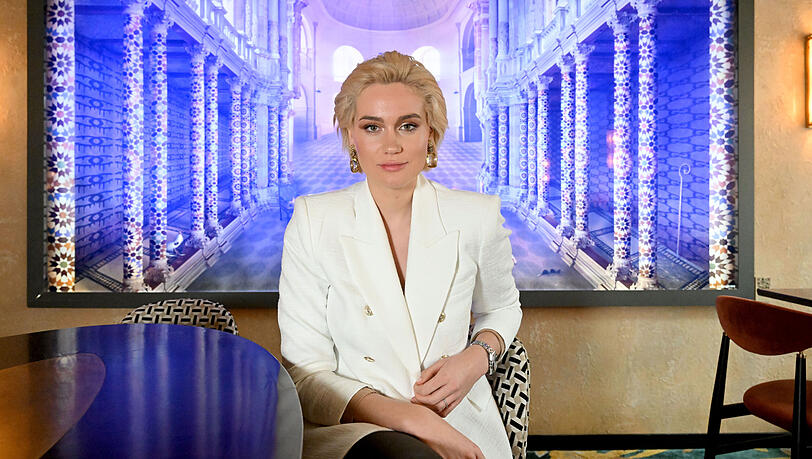 Model und Söder-Tochter Gloria-Sophie Burkandt: Die blonden Zeiten sind vorbei.