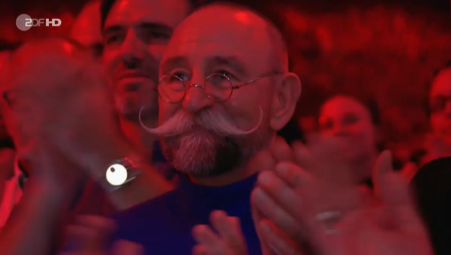Begeisterter Zuschauer: Horst Lichter genoss den Abend bei Helene Fischer her im Publikum