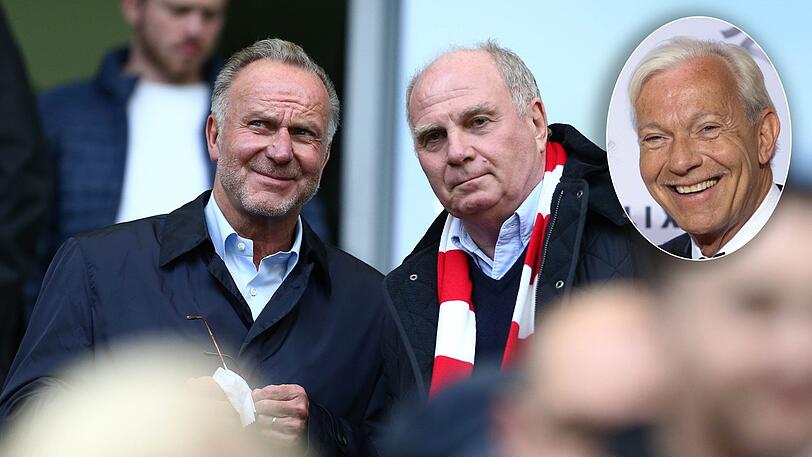 Medienexperte Jo Groebel (kleines Bild) hält die Reaktion der Bosse des FC Bayern auf die kritische Berichterstattung für überzogen.