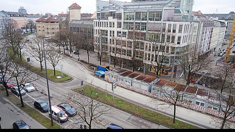 Pläne für den Thomas-Wimmer-Ring: Die derzeit noch schmalen Radwege sollen viel breiter werden und die Touristenbusse sollen hier künftig nicht mehr parken dürfen.