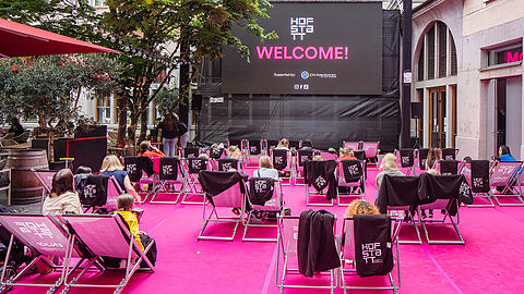 Auch 2022 findet wieder das Open-Air-Kino statt.