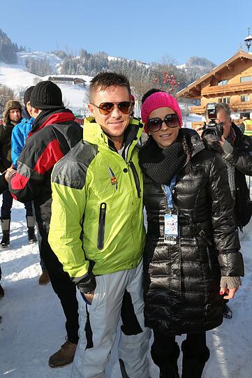 Felix Baumgartner mit Freundin Nicole Öttl