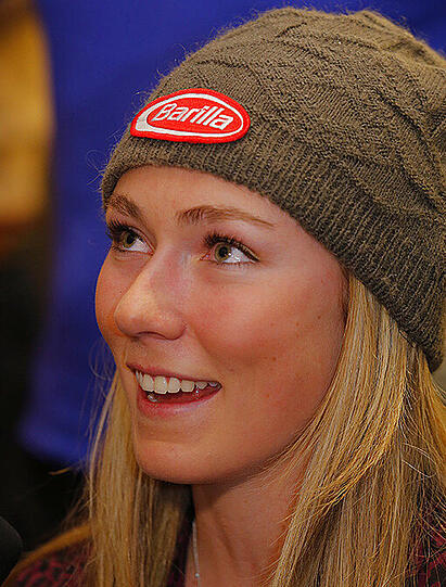 Slalom-Olympiasiegerin Mikaela Shiffrin (USA) in Bildern.