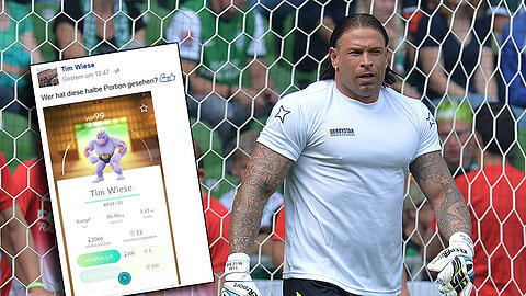 Tim Wiese sucht seinen Pokémon-Doppelgänger.