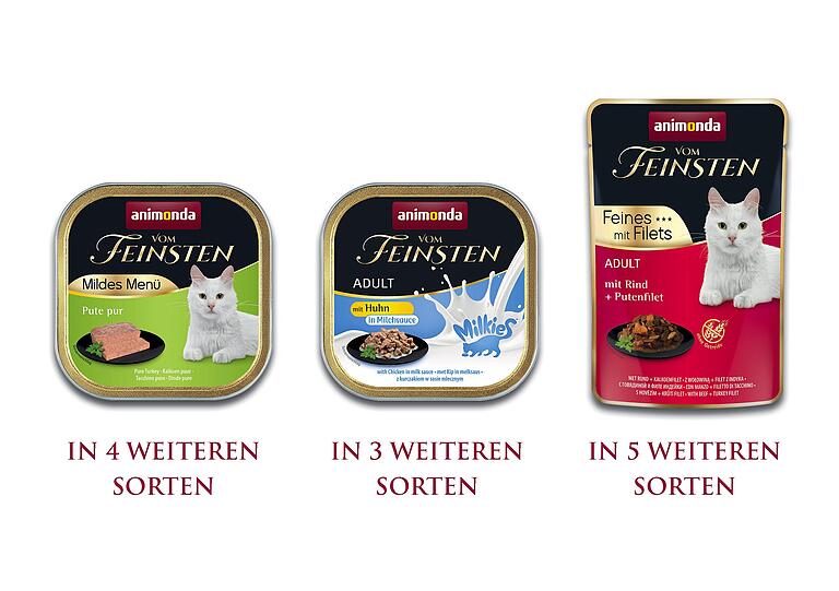 Die Produkte sind nach den aktuellen wissenschaftlichen Erkenntnissen für eine gesunde und sinnvolle Tierernährung hergestellt: natürlich, unverfälscht und grundsätzlich frei von künstlichen Farb- und Aromastoffen. Eben Füttern mit Herz und Verstand.