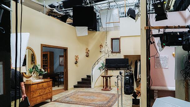 Die Treppe in der Kirchleitner-Villa führt in Wirklichkeit ins Nichts. Die Treppe in der Kirchleitner-Villa führt in Wirklichkeit ins Nichts.