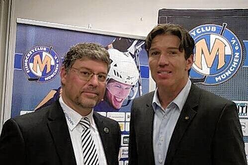 Seit Jahren eng befreundet: Nationaltrainer Uwe Krupp und EHC-Coach Pat Cortina (l.).