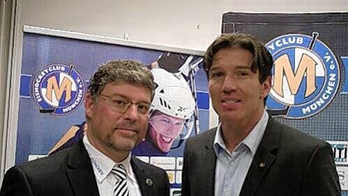 Seit Jahren eng befreundet: Nationaltrainer Uwe Krupp und EHC-Coach Pat Cortina (l.). Seit Jahren eng befreundet: Nationaltrainer Uwe Krupp und EHC-Coach Pat Cortina (l.).