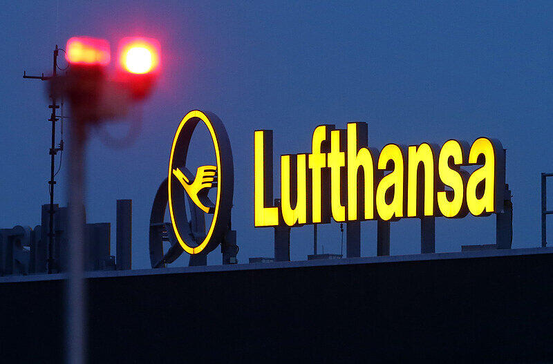 Die Lufthansa-Piloten streiken am 5.9. am Frankfurter Flughafen.