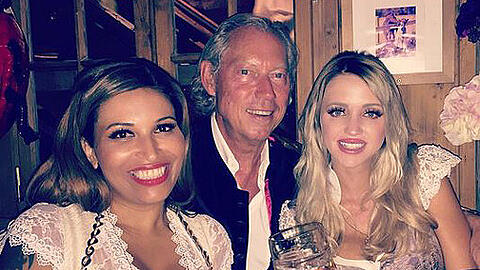 Cathy Lugner: Dieses Foto mit Patricia Blanco (l.) und Werner Mang postete Sie auf Instagram.