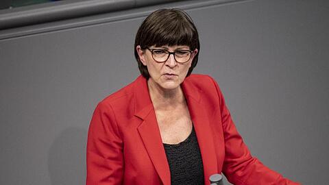 Saskia Esken, Bundesvorsitzende der SPD. Foto: Fabian Sommer/dpa/Archivbild
