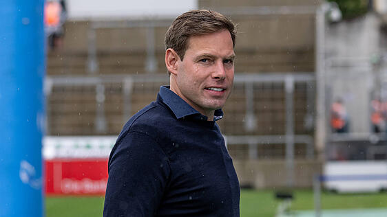 Freut sich, dass Raphael Ott immer mehr auftrumpft: Sport-Geschäftsführer Christian Werner.