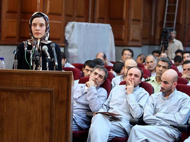 Prozess gegen Oppositionelle im Iran: Französin vor Gericht.