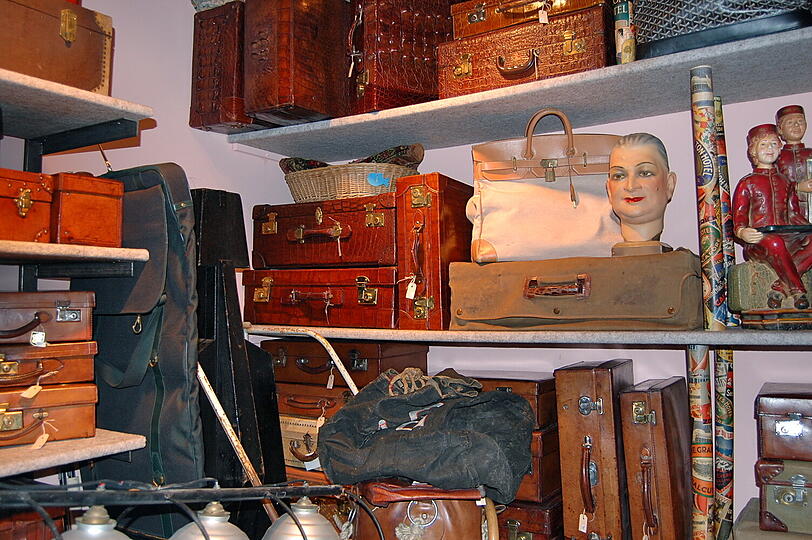 Die schönsten Münchner Second-Hand-Geschäfte: Hier: Sams & Son, Frauenhoferstraße 23, www.alte-koffer.de