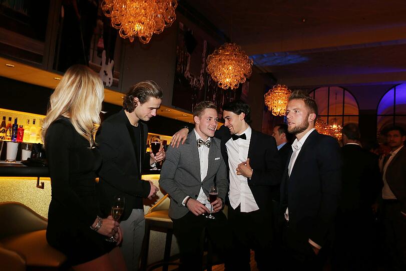 Yannick Stark, Vitus Eicher, Markus Schwabl und Daniel Adlung.