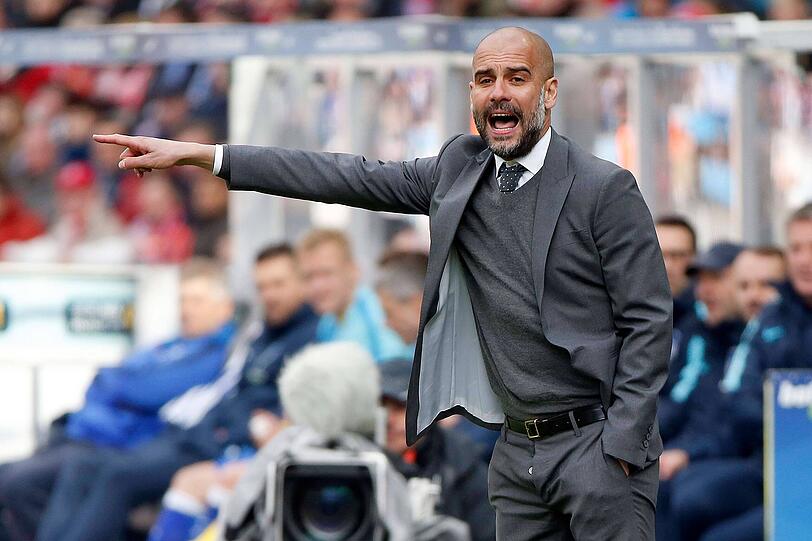 Immer schick an der Seitenlinie: Ex-Bayern-Trainer Pep Guardiola.