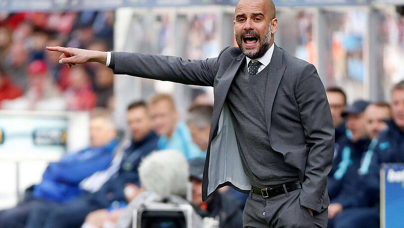 Immer schick an der Seitenlinie: Ex-Bayern-Trainer Pep Guardiola.