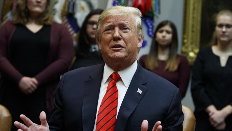US-Präsident Donald Trump nennt das gegen ihn angestrengte Amtsenthebungsverfahren "Lynchmord". US-Präsident Donald Trump nennt das gegen ihn angestrengte Amtsenthebungsverfahren "Lynchmord".