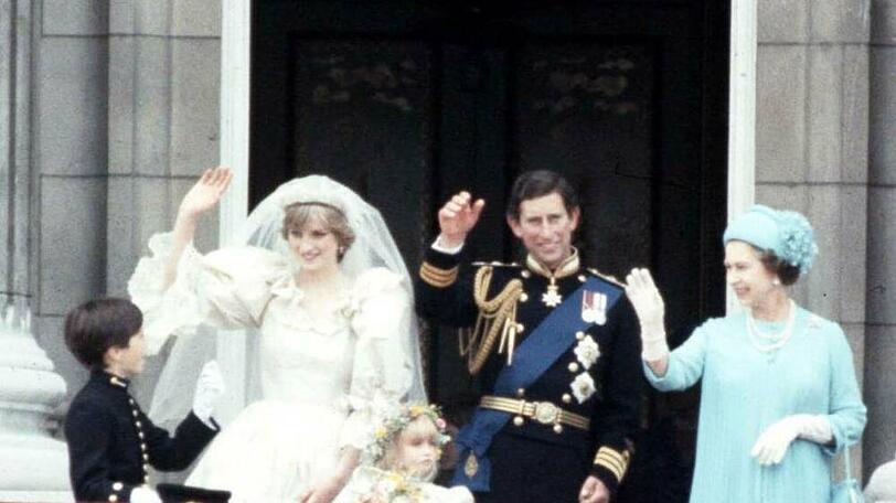 Lady Diana und Prinz Charles am Tag ihrer Hochzeit.