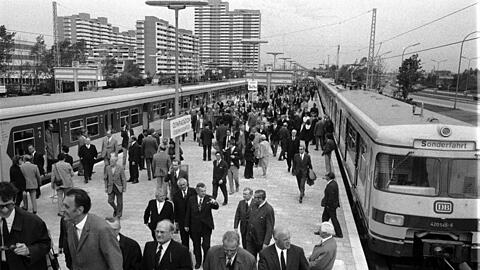 Frisch eingeweiht: der S-Bahnhof Olympiastadion.