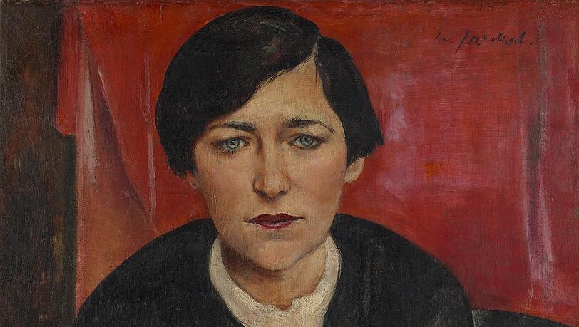 Mit Zigarette und Bubikopf haben sich die modernen Frauen in den 1920er Jahren gezeigt. Hier ein Portr&auml;t des Malers Willy Jaeckel von 1925.