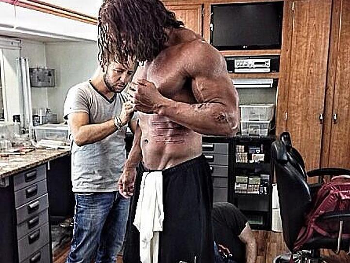 Verschönerungsarbeiten an "The Rock"