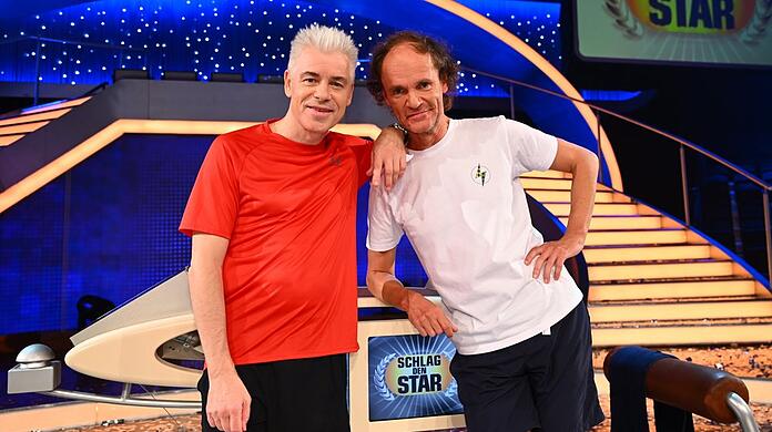 Michael Mittermeier (l.) und Olaf Schubert duellierten sich am Samstag bei "Schlag den Star".