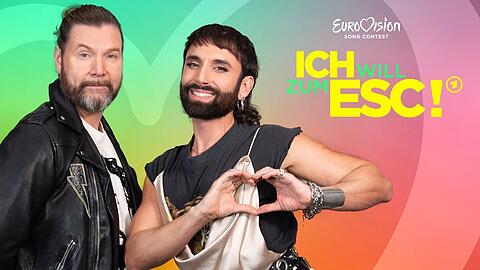 Conchita Wurst (re.) und Rea Garvey suchen ESC-Talente.