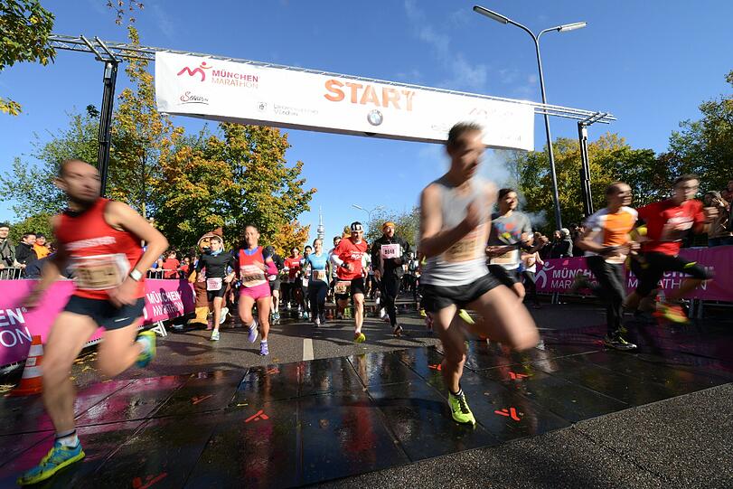 Am Sonntag fand der "München Marathon" statt. Die besten Bilder!
